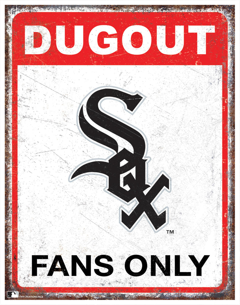 Wholesale MLB2155-Dugout Metal Sign / M2155-Chicago White Sox