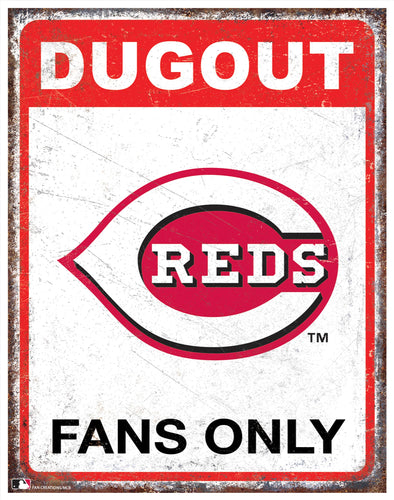 Wholesale MLB2155-Dugout Metal Sign / M2155-Cincinnati Reds