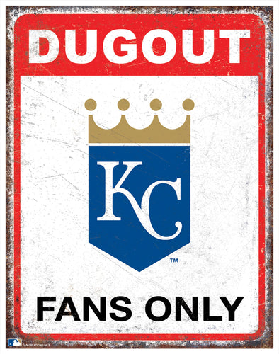 Wholesale MLB2155-Dugout Metal Sign / M2155-Kansas City Royals