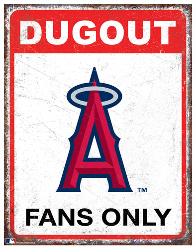 Wholesale MLB2155-Dugout Metal Sign / M2155-Los Angeles Angels