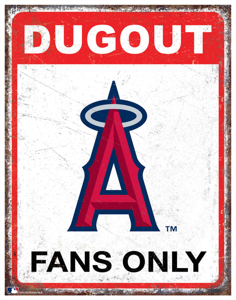 Wholesale MLB2155-Dugout Metal Sign / M2155-Los Angeles Angels