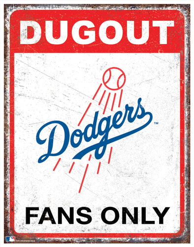 Wholesale MLB2155-Dugout Metal Sign / M2155-Los Angeles Dodgers