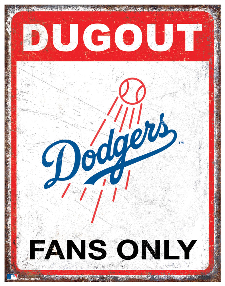 Wholesale MLB2155-Dugout Metal Sign / M2155-Los Angeles Dodgers