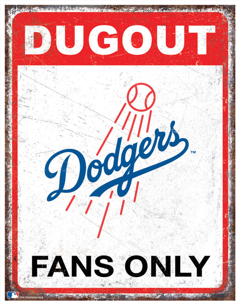 Wholesale MLB2155-Dugout Metal Sign / M2155-Los Angeles Dodgers