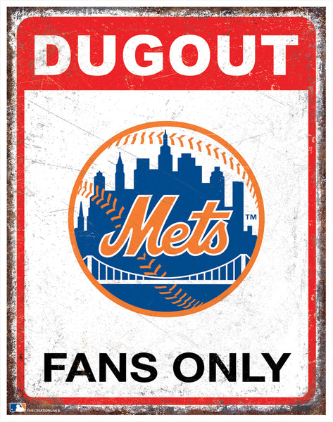 Wholesale MLB2155-Dugout Metal Sign / M2155-New York Mets