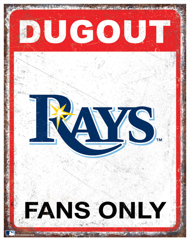 Wholesale MLB2155-Dugout Metal Sign / M2155-Tampa Bay Rays