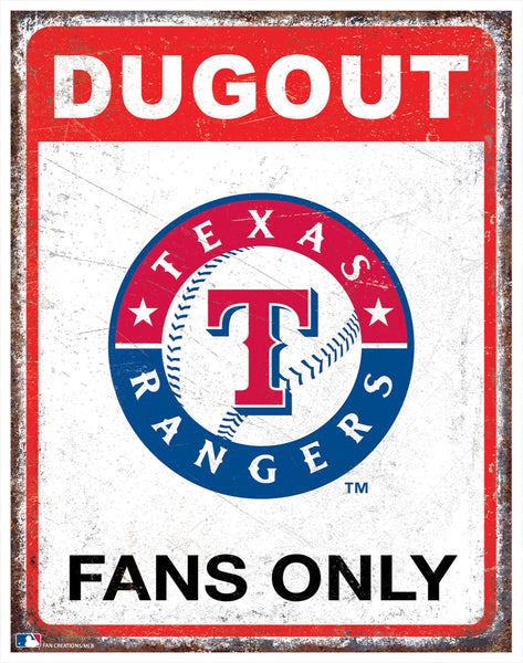 Wholesale MLB2155-Dugout Metal Sign / M2155-Texas Rangers