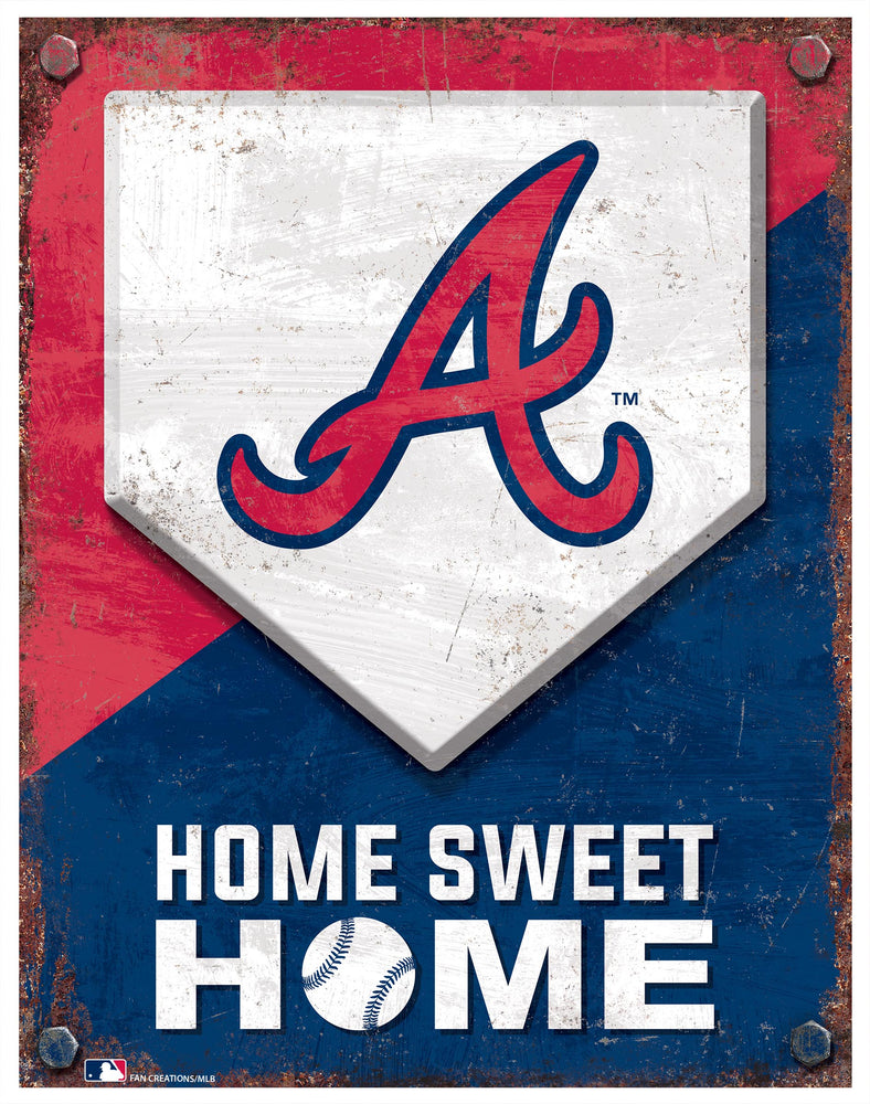 Wholesale MLB2164-MLB Two Tone Sign / M2164-Atlanta Braves