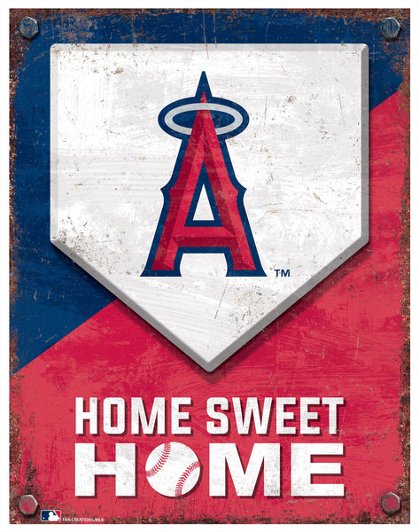 Wholesale MLB2164-MLB Two Tone Sign / M2164-Los Angeles Angels