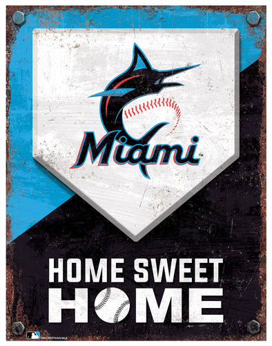 Wholesale MLB2164-MLB Two Tone Sign / M2164-Miami Marlins