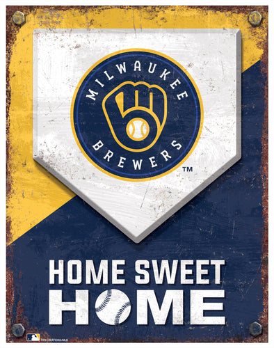 Wholesale MLB2164-MLB Two Tone Sign / M2164-Milwaukee Brewers