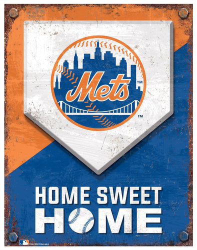 Wholesale MLB2164-MLB Two Tone Sign / M2164-New York Mets