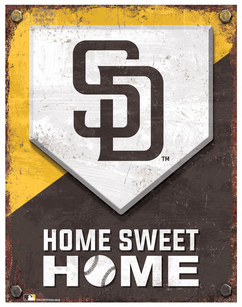 Wholesale MLB2164-MLB Two Tone Sign / M2164-San Diego Padres