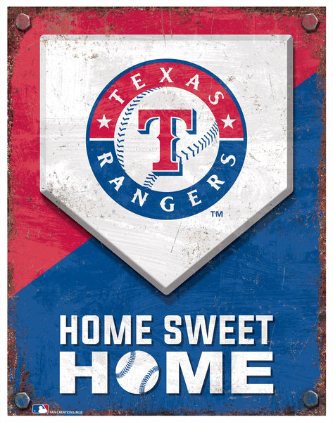 Wholesale MLB2164-MLB Two Tone Sign / M2164-Texas Rangers