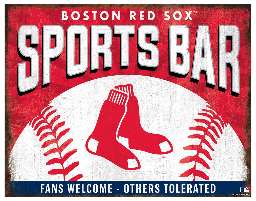 Wholesale MLB2165-Sports Bar Metal Sign / M2165-Boston Red Sox