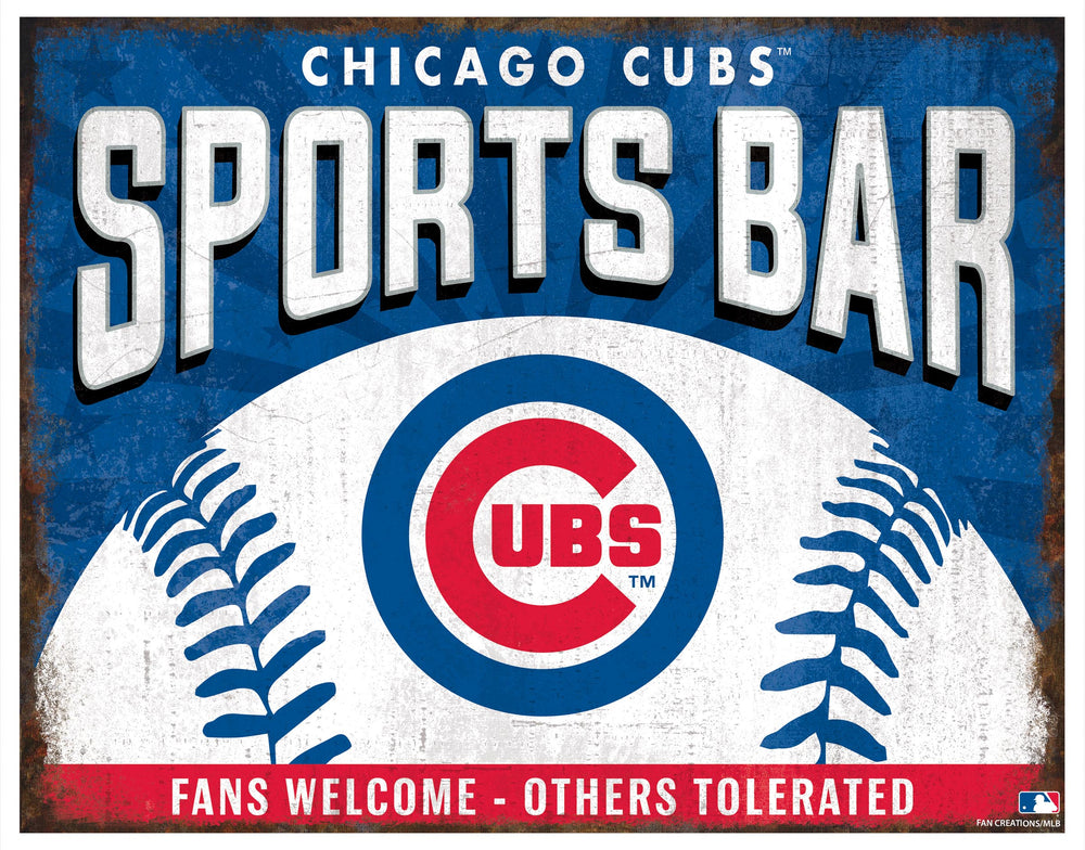 Wholesale MLB2165-Sports Bar Metal Sign / M2165-Chicago Cubs