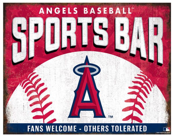 Wholesale MLB2165-Sports Bar Metal Sign / M2165-Los Angeles Angels