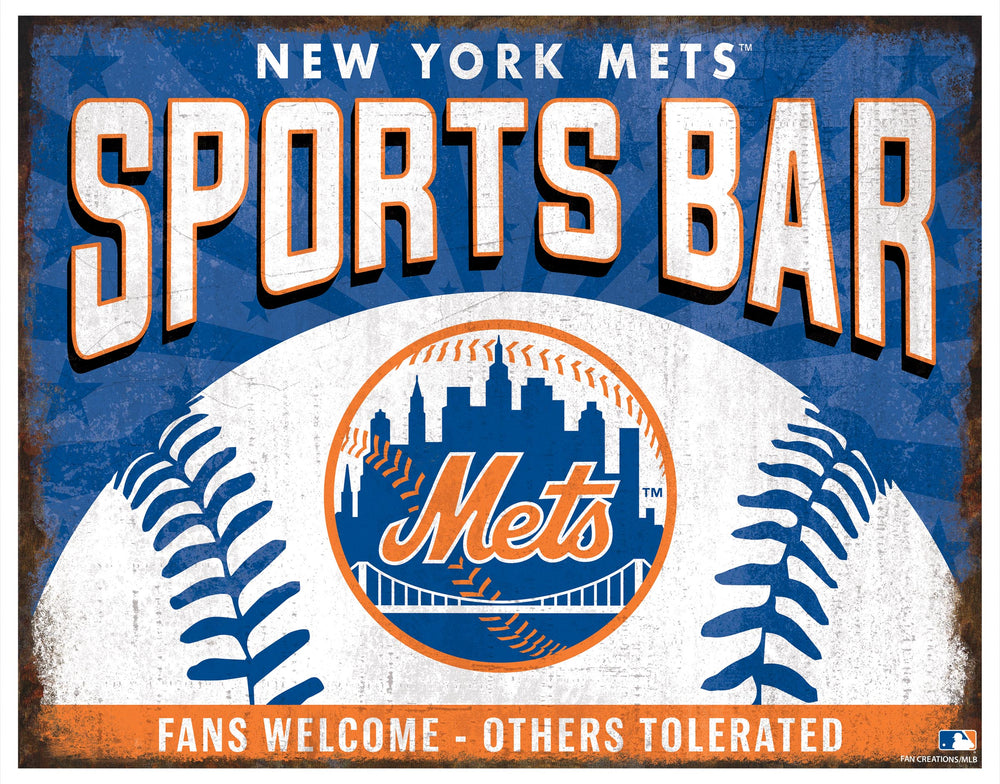 Wholesale MLB2165-Sports Bar Metal Sign / M2165-New York Mets