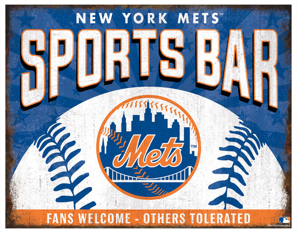 Wholesale MLB2165-Sports Bar Metal Sign / M2165-New York Mets