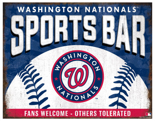 Wholesale MLB2165-Sports Bar Metal Sign / M2165-Washington Nationals
