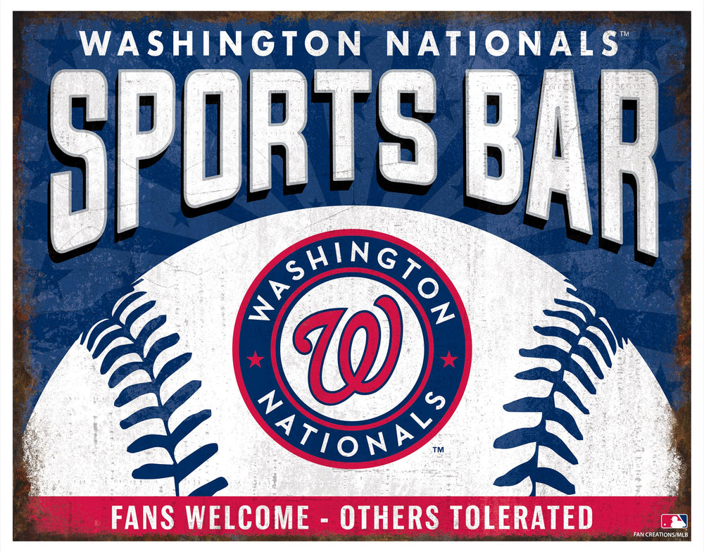 Wholesale MLB2165-Sports Bar Metal Sign / M2165-Washington Nationals