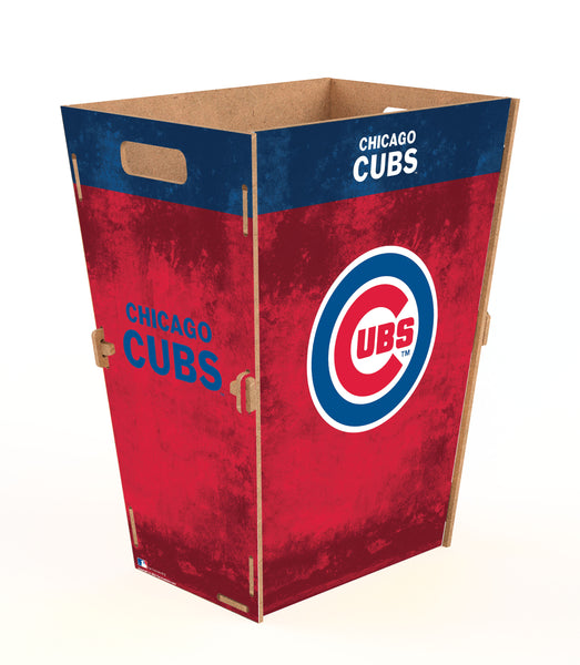 Wholesale MLB2173-Waste Can Flat Pack Large / M2173L-Chicago Cubs