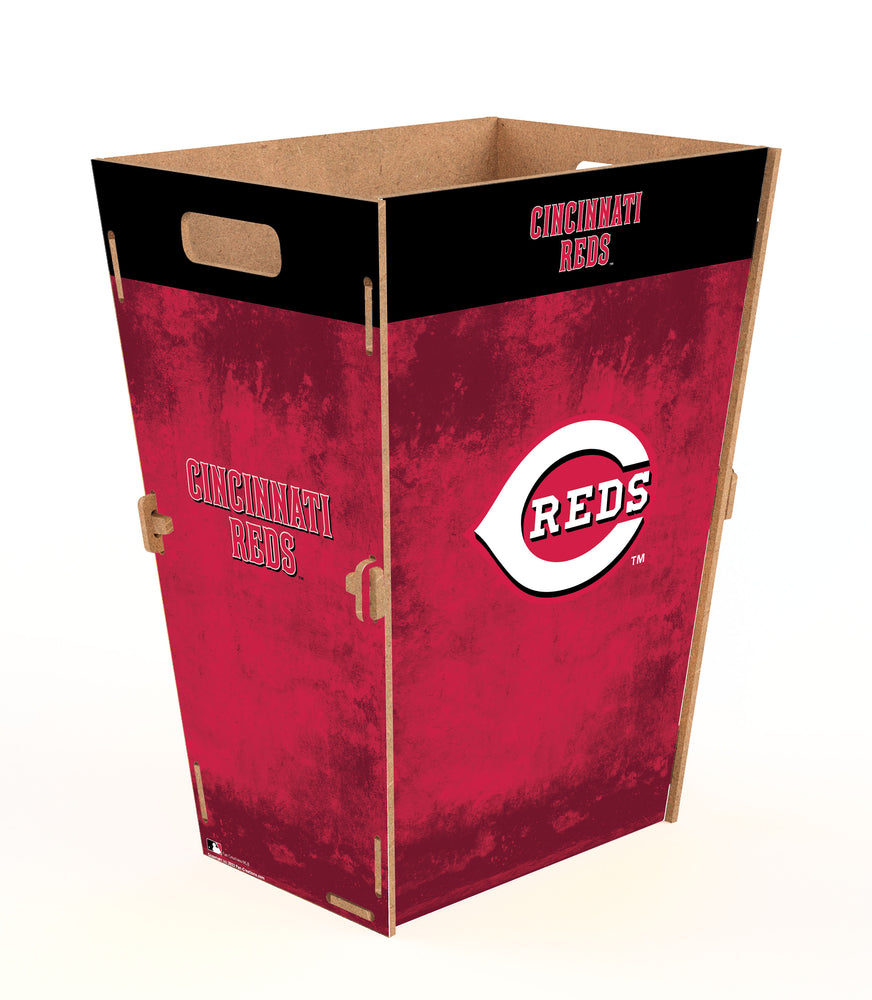 Wholesale MLB2173-Waste Can Flat Pack Large / M2173L-Cincinnati Reds