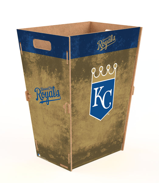 Wholesale MLB2173-Waste Can Flat Pack Large / M2173L-Kansas City Royals