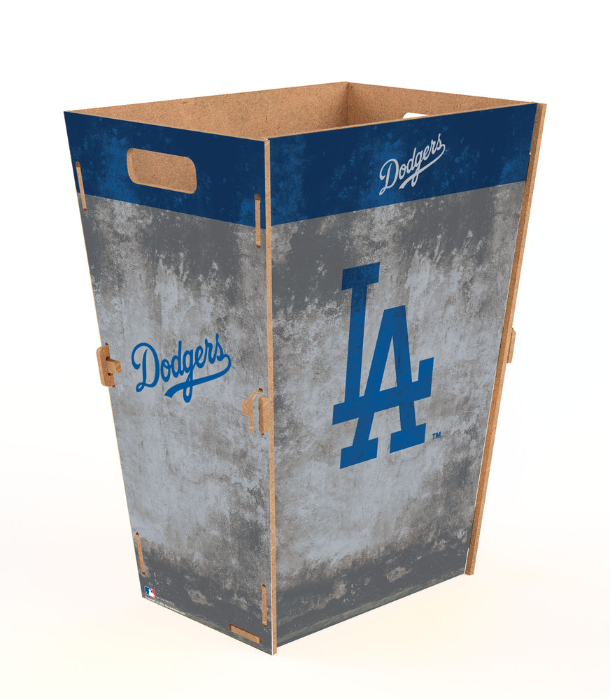 Wholesale MLB2173-Waste Can Flat Pack Large / M2173L-Los Angeles Dodgers