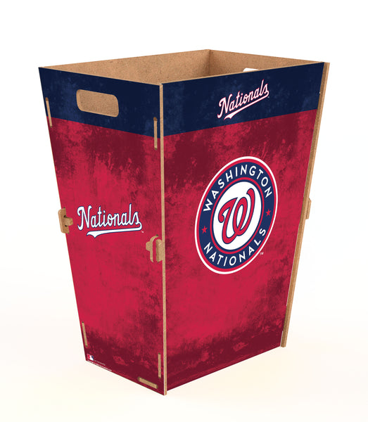 Wholesale MLB2173-Waste Can Flat Pack Large / M2173L-Washington Nationals