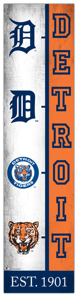 Wholesale MLB2210-Team Logo Progression 6x24 / M2210-Detroit Tigers