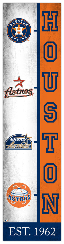 Wholesale MLB2210-Team Logo Progression 6x24 / M2210-Houston Astros