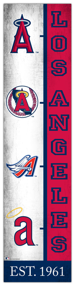 Wholesale MLB2210-Team Logo Progression 6x24 / M2210-Los Angeles Angels