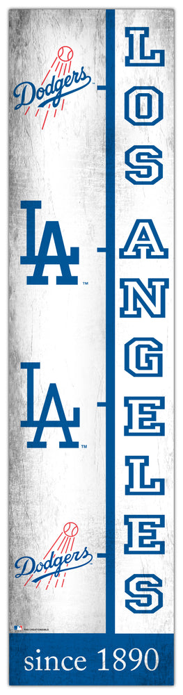 Wholesale MLB2210-Team Logo Progression 6x24 / M2210-Los Angeles Dodgers