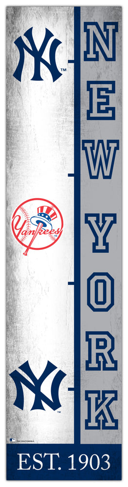 Wholesale MLB2210-Team Logo Progression 6x24 / M2210-New York Yankees