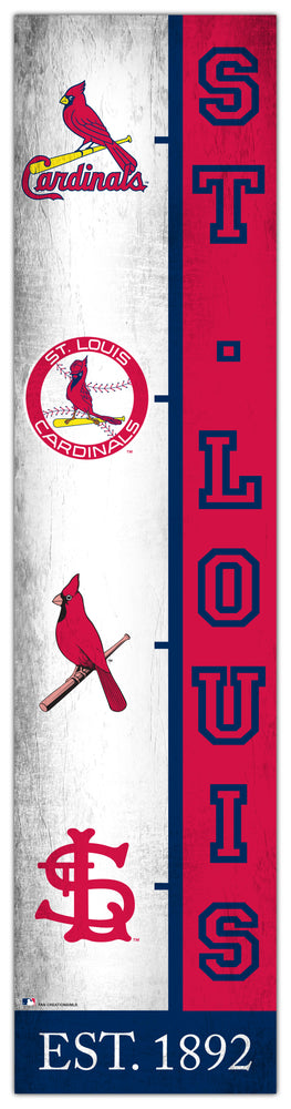 Wholesale MLB2210-Team Logo Progression 6x24 / M2210-St. Louis Cardinals