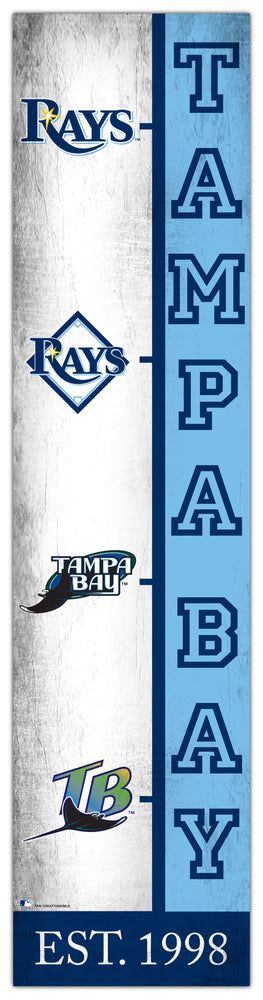 Wholesale MLB2210-Team Logo Progression 6x24 / M2210-Tampa Bay Rays