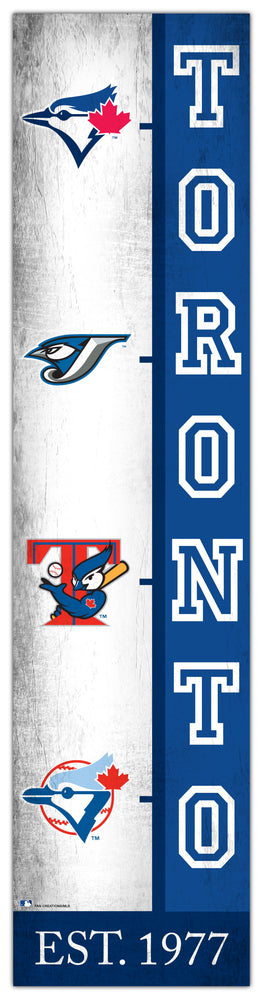 Wholesale MLB2210-Team Logo Progression 6x24 / M2210-Toronto Blue Jays