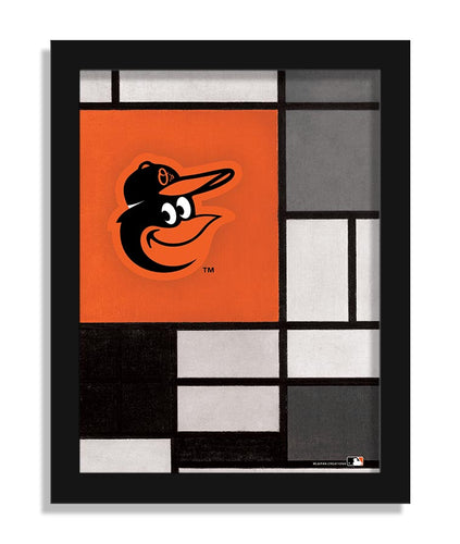 Wholesale MLB2212-Team Composition Fine Art 12x16 / M2212-Baltimore Orioles