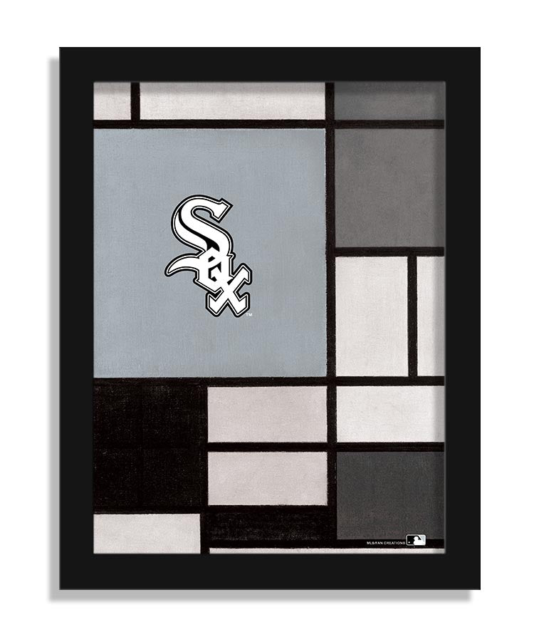 Wholesale MLB2212-Team Composition Fine Art 12x16 / M2212-Chicago White Sox