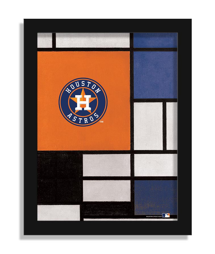 Wholesale MLB2212-Team Composition Fine Art 12x16 / M2212-Houston Astros