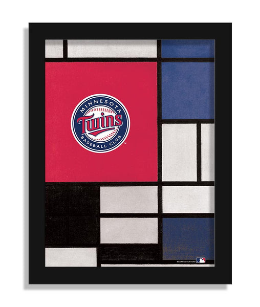 Wholesale MLB2212-Team Composition Fine Art 12x16 / M2212-Minnesota Twins