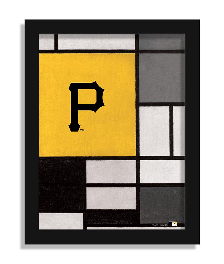 Wholesale MLB2212-Team Composition Fine Art 12x16 / M2212-Pittsburgh Pirates