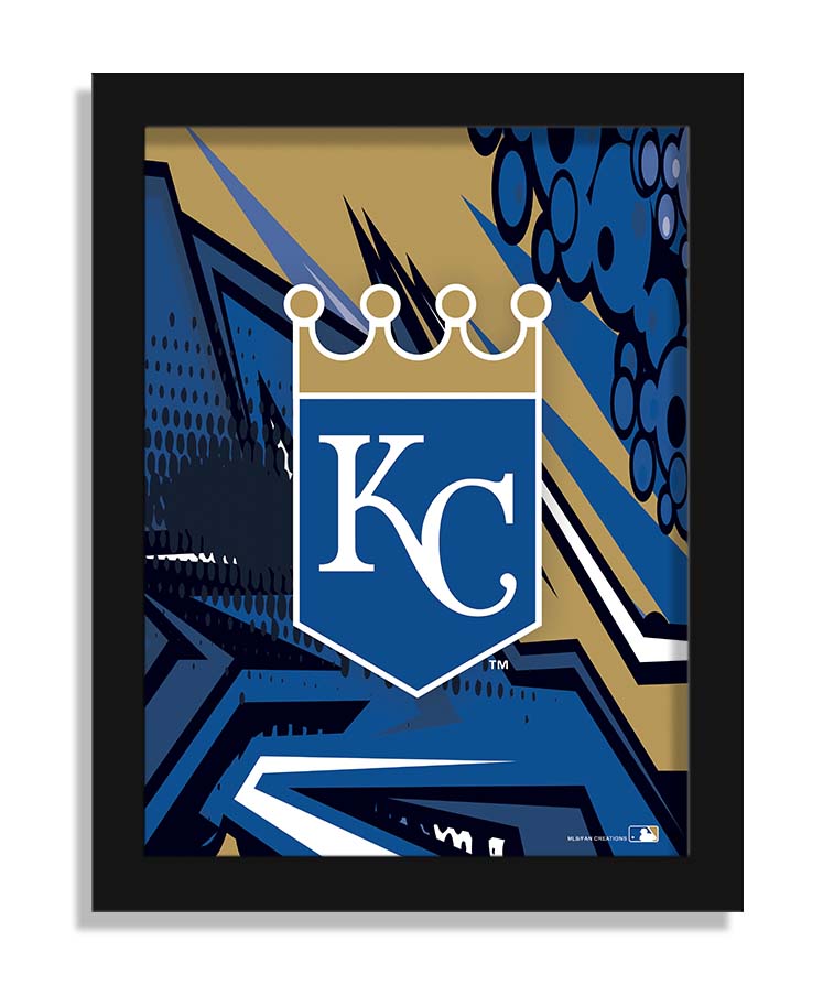 Wholesale MLB2214-Team Comic 12x16 / M2214-Kansas City Royals