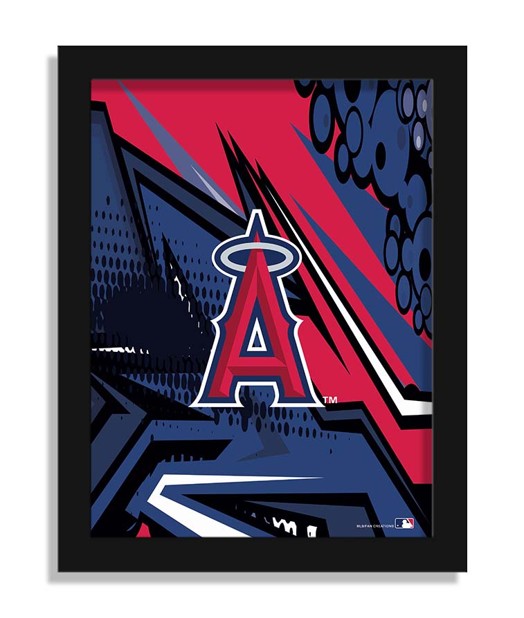 Wholesale MLB2214-Team Comic 12x16 / M2214-Los Angeles Angels