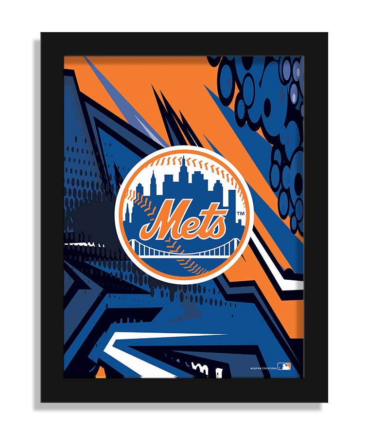 Wholesale MLB2214-Team Comic 12x16 / M2214-New York Mets