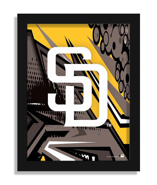 Wholesale MLB2214-Team Comic 12x16 / M2214-San Diego Padres