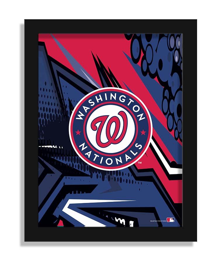 Wholesale MLB2214-Team Comic 12x16 / M2214-Washington Nationals