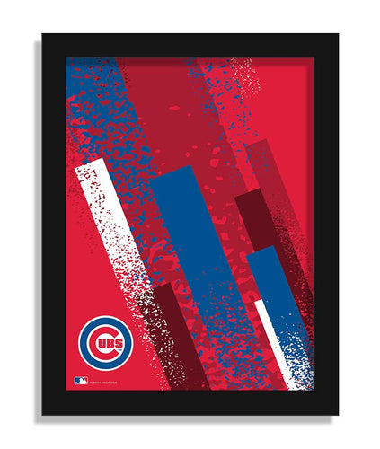 Wholesale MLB2215-Team Color Art 12x16 / M2215-Chicago Cubs