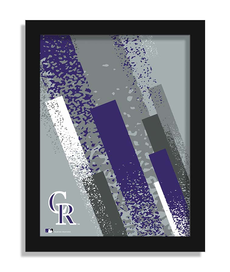 Wholesale MLB2215-Team Color Art 12x16 / M2215-Colorado Rockies